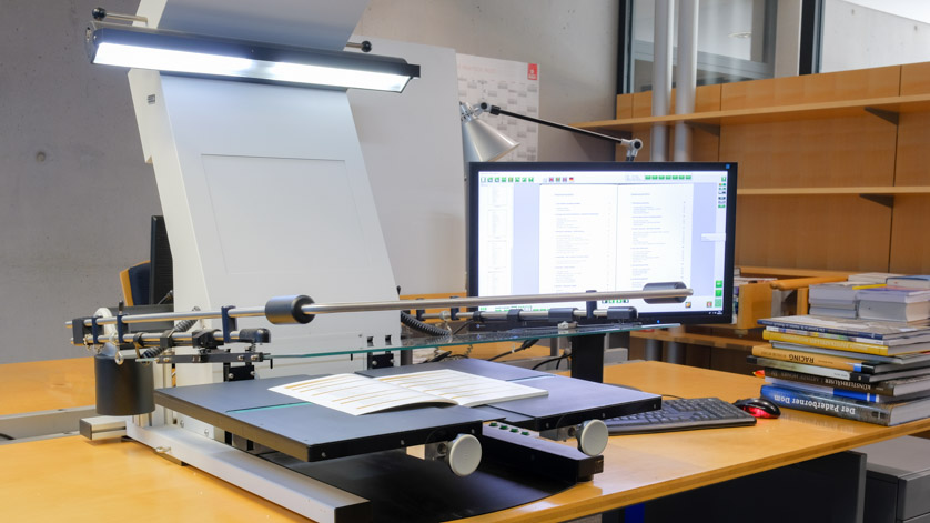 Buchscanner in der Deutschen Nationalbibliothek Buchscanner in der Deutschen Nationalbibliothek