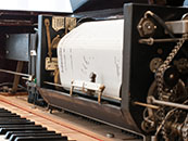 Historischer Reproduktionsflügel „Duo Steck Art“, 1925 (Teilansicht)  Historischer Reproduktionsflügel „Duo Steck Art“, 1925 (Teilansicht)