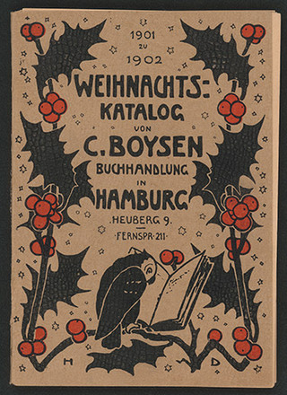 Weihnachtskatalog der Buchhandlung C. Boysen in Hamburg, 1901 zu 1902.
