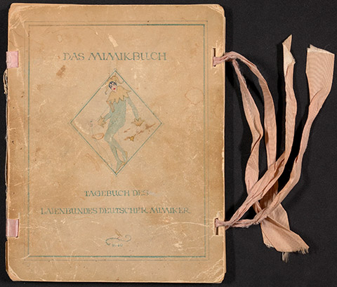 Tagebuch des „Mimikbundes“, 1919 – 1921
