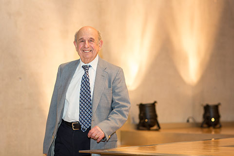 Prof. Dr. Guy Stern bei der Verleihung des OVID-Preises des PEN Zentrums deutschsprachiger Autoren im Ausland in der Deutschen Nationalbibliothek Frankfurt, 14. März 2017 