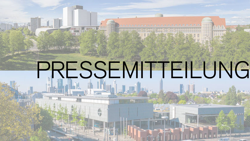 Bildcollage von Luftaufnahmen der beiden Standort der Deutschen Nationalbibliothek in Leipzig und Frankfurt am Main; darübergelegt das Wort Pressemitteilung Bildcollage von Luftaufnahmen der beiden Standort der Deutschen Nationalbibliothek in Leipzig und Frankfurt am Main; darübergelegt das Wort Pressemitteilung