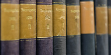 Zugangsbücher der Deutschen Nationalbibliothek aus den 30er-Jahren des 20. Jahrhunderts