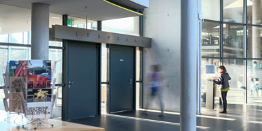 Entrance to the German National Library's reading room in Frankfurt am Main Entrance to the German National Library's reading room in Frankfurt am Main