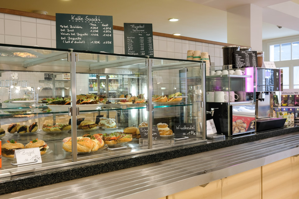 Self-service counter at the German National Library's cafeteria in Leipzig Self-service counter at the German National Library's cafeteria in Leipzig