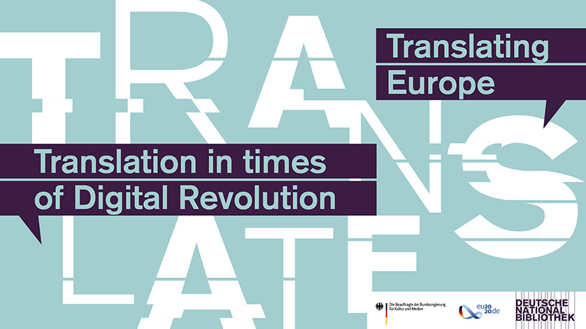 Poster of the conference Translating Europe - Translation in times of Digital Revolution