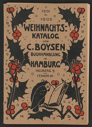 Christmas catalogue produced by the book dealer C. Boysen in Hamburg 1901 and 1902. Christmas catalogue produced by the book dealer C. Boysen in Hamburg 1901 and 1902.