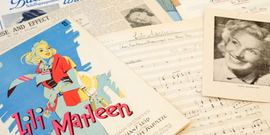 Noten, Bilder und Drucksachen, teils mit dem Aufdruck Lili Marleen Noten, Bilder und Drucksachen, teils mit dem Aufdruck Lili Marleen