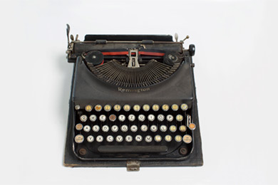 Typewriter from the American Guild for German Cultural Freedom, New York, c. 1938